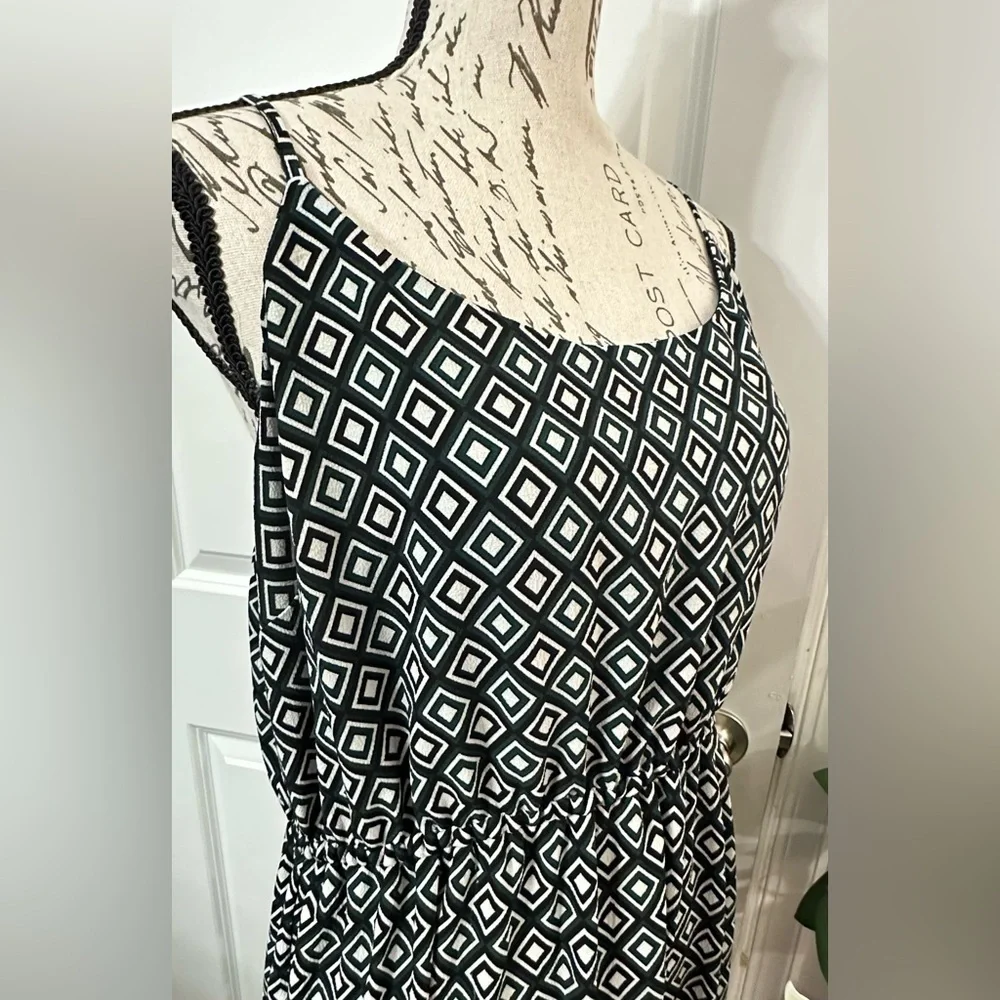 ✨ MICHAEL Michael Kors Maxi Dress – Green, White & Black, - Picture 9 of 14